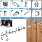 TheLAShop Cable Rope Carabiner Snap Hook 304 Stainless Steel Image