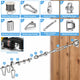 TheLAShop Cable Rope Carabiner Snap Hook 304 Stainless Steel Image