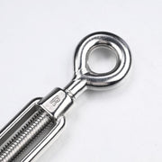 TheLAShop M10 6" Stainless Turnbuckles Hook - Eye for 3/16" Cable Wire Rope Image