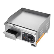 TheLAShop Electric Griddle Countertop Flat Top Grill 15" 1500W 110V