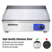 TheLAShop Electric Griddle Countertop Grill Commercial 24" 2500W 110V