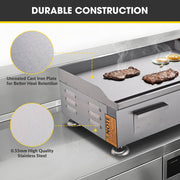 TheLAShop Electric Griddle Countertop Flat Top Grill 22" 3000W 110V
