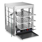 TheLAShop 3 Tier Food Warmer Comml. Countertop Pizza Cabinet 15x15x20 Image