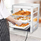 TheLAShop 3 Tier Food Warmer Comml. Countertop Pizza Cabinet 15x15x20 Image