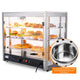 TheLAShop 3 Tier Food Warmer Comml. Countertop Fried Chicken Cabinet 27x15x24 Image