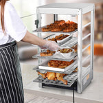 TheLAShop 5 Tier Food Warmer Comml. Countertop Pizza Cabinet 15x15x28 Image