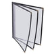 TheLAShop 8-1/2"x11" Clear Restaurant Menu Covers, Book Style 6-View 30ct/pk Image