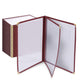 TheLAShop 8-1/2"x14" Clear Restaurant Menu Cover Folder Red Image