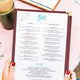 TheLAShop 8-1/2"x14" Clear Restaurant Menu Cover Folder Red  30ct/pk Image