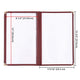 TheLAShop 8-1/2"x14" Clear Restaurant Menu Cover Folder Red Image