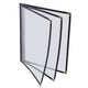 TheLAShop 8-1/2"x14" Clear Restaurant Menu Cover Folder 6 View 30ct/pk