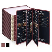 TheLAShop 20pcs 8-1/2"x11" Clear Restaurant Menu Cover Folder 8 View