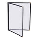 TheLAShop 8-1/2"x11" Menu Covers Plastic Menu Holders 4 View 60ct/pk