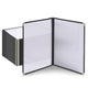 TheLAShop 8-1/2"x11" Clear Restaurant Menu Covers, Book Style 4-View 30ct/pk Image