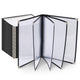 TheLAShop 8-1/2"x11" Clear Restaurant Menu Covers, Book Style 10-View 20ct/pk Image
