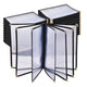 TheLAShop 8-1/2"x14" PVC Vinyl Cafe Menu Cover Folder Black, Book Style 14-View 20ct/pk Image