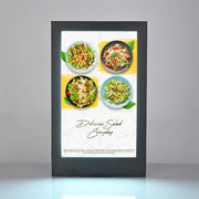 TheLAShop 8-1/2" x 14" LED Backlit Illuminated Menu Cover, Single-View 4ct/pk Image