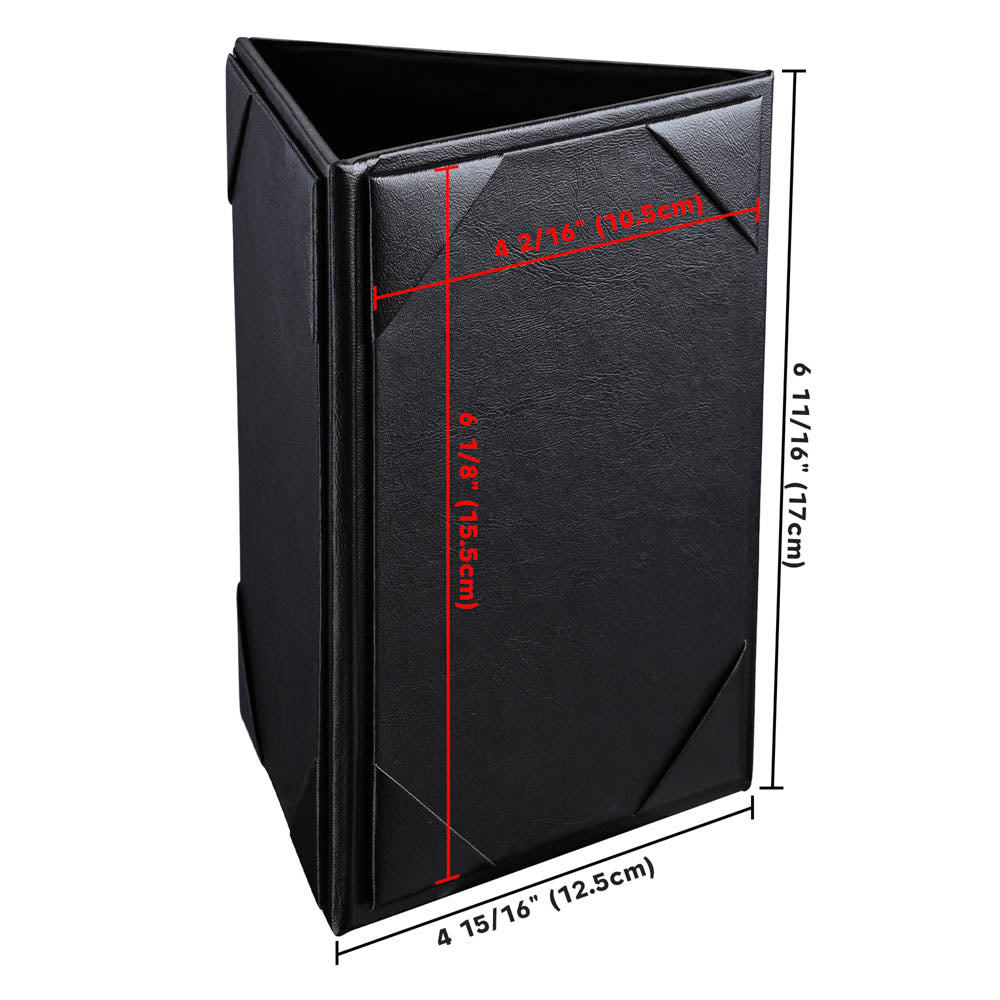 table tent 3 sided TheLAShop Table Tent 3-Side Restaurant Wedding Card Holder