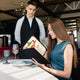 TheLAShop 8-1/2"x11" PU Leather Menu Book Covers 5ct/pk, Book Style 2-View Image