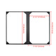 TheLAShop Custom PU Leather Menu Covers 2-View 8-1/2"x14" 10ct/pk Image