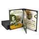 TheLAShop 8-1/2"x11" PU Leather Menu Book Covers 5ct/pk, Book Style 4-View Image