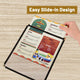 TheLAShop 8 1/2"x11" Plastic Menu Covers Single Page Menu Holder 30ct/pk
