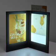 TheLAShop LED Illuminated Menu Cover for Restaurant Bar Hotel, 5.5x7in Book Style 2-View 1ct/pk Image
