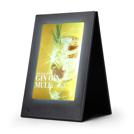 TheLAShop LED Table Tent Half Letter Wine Drinks Cocktail Menu Cover