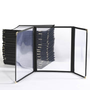 TheLAShop 8-1/2"x11" & a Half Clear Restaurant Menu Covers 30ct/pk, 6-View Image