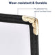 TheLAShop 8-1/2"x14" & A Half Clear Restaurant Menu Covers 30ct/pk Image
