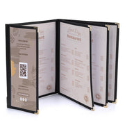 TheLAShop 8-1/2"x11" & a Half Clear Restaurant Menu Covers 30ct/pk Image