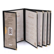 TheLAShop 8-1/2"x11" & a Half Clear Restaurant Menu Covers 30ct/pk