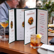 TheLAShop 8-1/2"x14" & A Half Clear Restaurant Menu Covers 30ct/pk Green Image