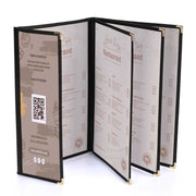 TheLAShop 8-1/2"x14" & A Half Clear Restaurant Menu Covers 30ct/pk Image