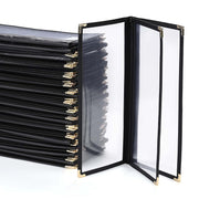 TheLAShop 4.25x11 Menu Folder Wine Menu Covers 30ct/pk, Book Style 6-View Image