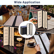 TheLAShop 4.25x14 Menu Folder Wine Menu Covers 30ct/pk Image
