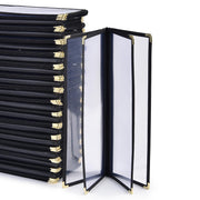 TheLAShop 4.25x14 Menu Folder Wine Menu Covers 30ct/pk, Book Style 8-View Image