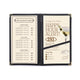 TheLAShop 5"x9" Clear Check Presenter with Pocket Bill Holders 30ct/pk Image