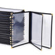 TheLAShop 8-1/2"x11" Clear Restaurant Menu Covers, Book Style 6-View 30ct/pk Image