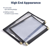 TheLAShop 8-1/2"x11" Clear Restaurant Menu Covers Image