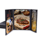 TheLAShop 8-1/2"x11" PU Leather Menu Book Covers 5ct/pk, Book & Half 3-View Image