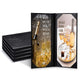 TheLAShop 4-1/4"x11" PU Leather Menu Cover Wine List Drinks Menu 5ct/pk, Book Style 2-View Image