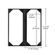 TheLAShop Custom PU Leather Menu Cover Wine List Drinks Menu 4-1/4"x11" Image