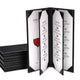 TheLAShop Custom PU Leather Menu Cover Wine List Drinks Menu 4-1/4"x11", 4-View(5ct.) Image