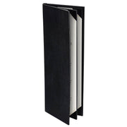 TheLAShop 4-1/4"x14" PU Leather Menu Cover Wine List Drinks Menu 5ct/pk Image