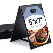 TheLAShop Table Tent Restaurant Wedding Card Holder, 5x7in 5ct/pk Image