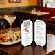 TheLAShop 4-1/4"x11" PU Leather Menu Cover Wine List Drinks Menu 5ct/pk Image