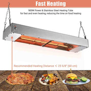 TheLAShop 24 in. Food Heater Strip Warmer 110V 900W Image