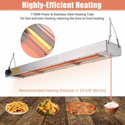 TheLAShop 43 in. Food Heater Strip Warmer 110V 1100W Image