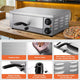 TheLAShop 12" Pizza Oven Indoor Electric Countertop 1300W 650℉ Image